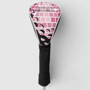 Last Swing Golf Pink Disco Ball Bachelorette Head Cover