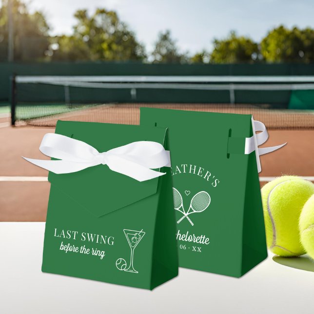 Last Swing Tennis Bachelorette Favour Box (Creator Uploaded)