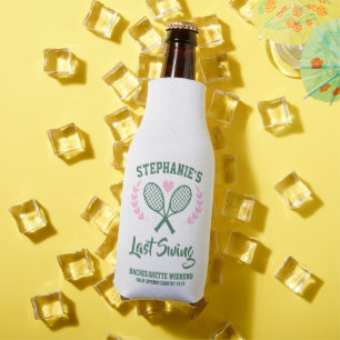 Last Swing Tennis Country Club Bachelorette Bottle Cooler