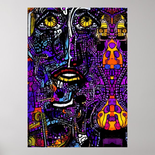 Last Thoughts at the Art Auction - Ken Gauge Art Poster (Front)