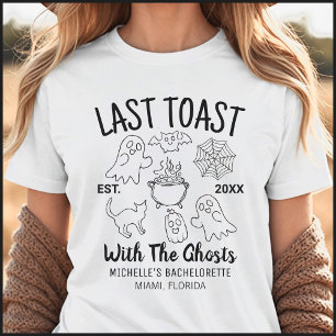 Last Toast Halloween Bachelorette Party T-Shirt