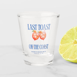 Last Toast on the Coast Aperol Spritz Bachelorette Shot Glass