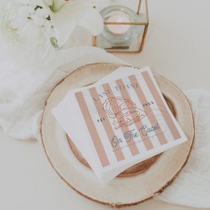 Last Toast on the Coast Bachelorette  Napkin