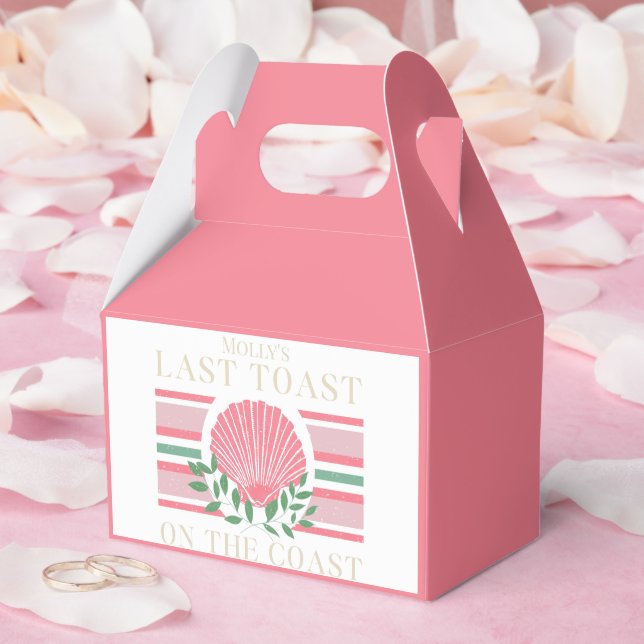 Last Toast on the Coast – Bachelorette Nautical Favour Box (Wedding)