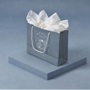 Last Toast On The Coast Bachelorette Party Large Gift Bag