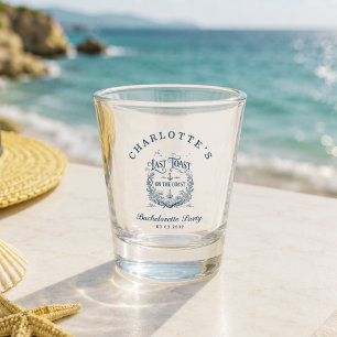 Last Toast on the Coast! Bachelorette Party Shot Glass