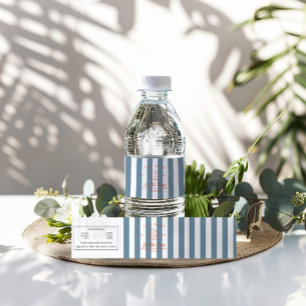 Last Toast on the Coast Bachelorette Water Bottle Label