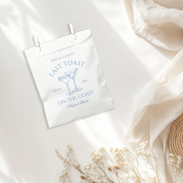Last Toast on The Coast Bachelorette Weekend Favour Bag (Creator Uploaded)