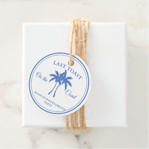 Last Toast on the Coast Bachelorette Weekend Party Favour Tags