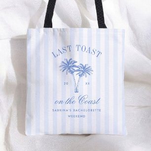 Last Toast On The Coast Bachelorette Weekend Tote Bag