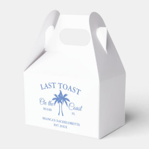 Last Toast on the coast Beach Bachelorette party  Favour Box