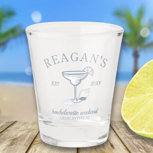"Last Toast on the Coast" Beach Bachelorette Party Shot Glass