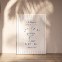 Last Toast on the Coast Beach Blue Bachelorette