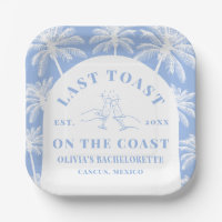 Last Toast On The Coast Beach Coastal Bachelorette