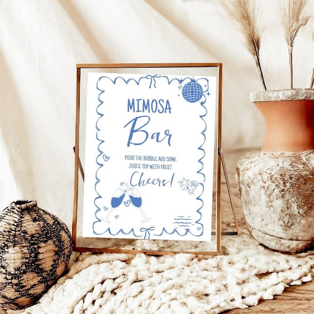 Last Toast On The Coast Mimosa Bar Table Sign (Creator Uploaded)