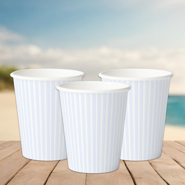 Last Toast on the Coast Stripes Bachelorette Paper Cups (Creator Uploaded)