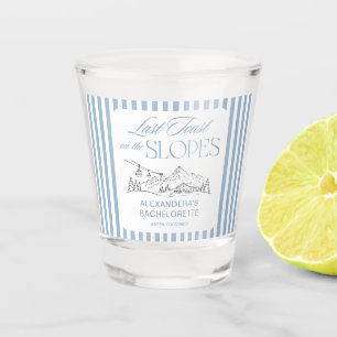 Last Toast on the Slopes Bachelorette Party Shot Glass