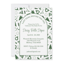 Last Trail Before The Veil Bachelorette Green