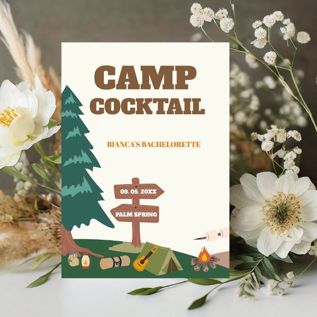 Last Trail Before The Veil Camp Cocktail Sign  (Creator Uploaded)