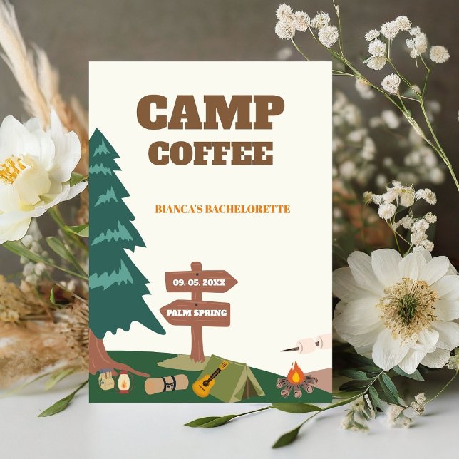 Last Trail Before The Veil Camp Coffee Sign  (Creator Uploaded)