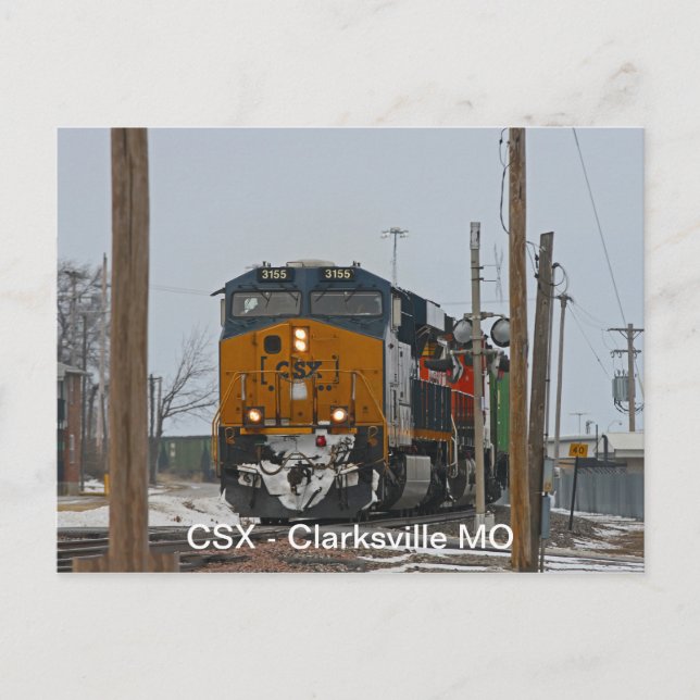Last Train To Clarksville Postcard (Front)