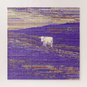 Last Transmission or Cow in a Field Jigsaw Puzzle