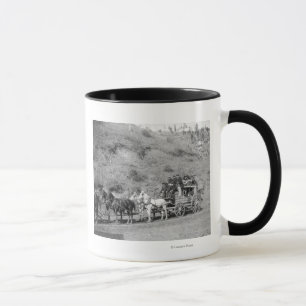 Last Trip of the "Deadwood Coach" Photograph Mug