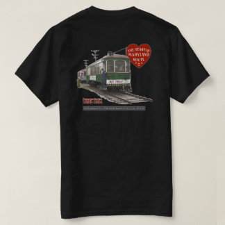 Last Trolley 70th Anniversary - Image on Back T-Shirt