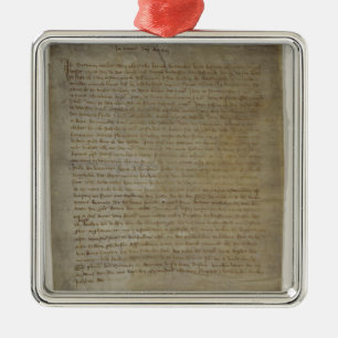 Last will and testament of the artist metal tree decoration