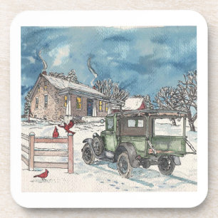 Last Wood Delivery Coaster