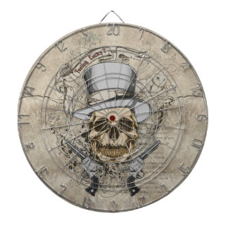 Last Word Skull & Guns Dartboard