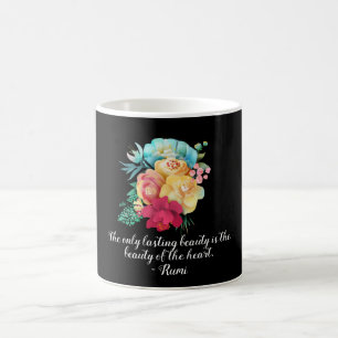 Lasting Beauty Bouquet Quote Coffee Mug