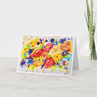 Lasting Impressions Bouquet Card <Blank Inside>