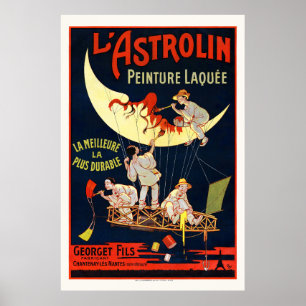L'Astrolin France Vintage Poster 1900