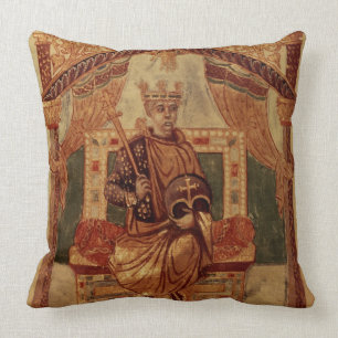 Lat 1152 f.3v Charlemagne (Carolus Magnus, Charles Cushion