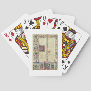 Lat 422 VolI fol.280v The Beginning of the Book of Playing Cards