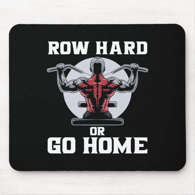 Lat Pulldown Exercise Bodybuilding Fitness Workout Mouse Pad (Front)