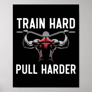 Lat Pulldown Exercise Bodybuilding Fitness Workout Poster