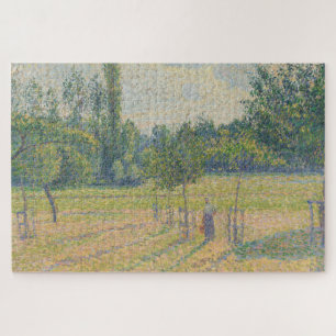 "Late Afternoon in our Meadow" - Camille Pissarro  Jigsaw Puzzle