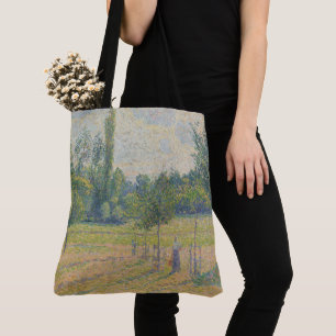 "Late Afternoon in our Meadow" - Camille Pissarro Tote Bag