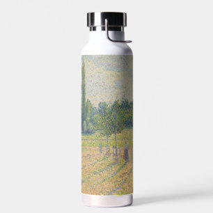 "Late Afternoon in our Meadow" - Camille Pissarro Water Bottle