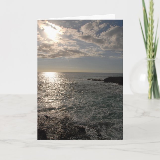 Late Afternoon in Waianae Card (Front)