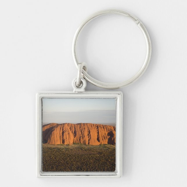 Late Afternoon Light on Uluru / Ayers Rock, Key Ring (Front)