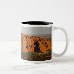 Late Afternoon Light on Uluru / Ayers Rock, Two-Tone Coffee Mug