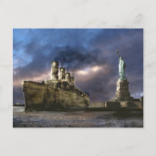 Late arrival postcard