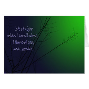 Late at night