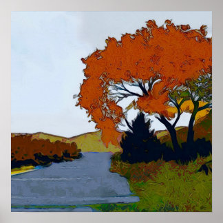 Late Autumn Impressions Poster