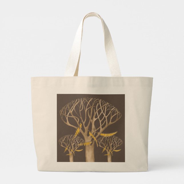 Late Autumn on a Jumbo Tote  (Back)