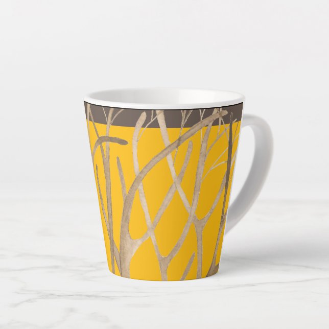 Late Autumn on a Small Latte Mug (Right Angle)