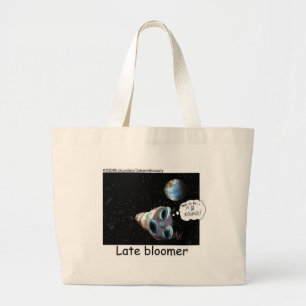 Late Bloomer Astronaut Funny Gifts & Collectibles Large Tote Bag